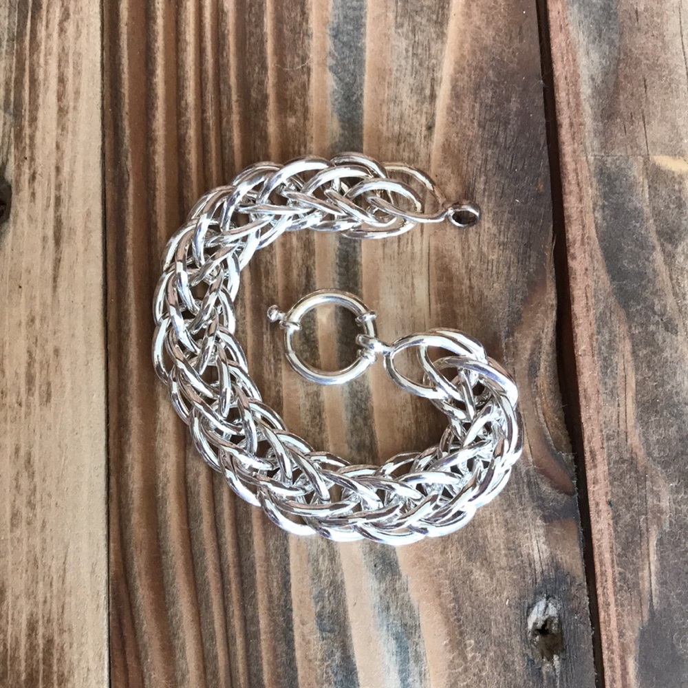 Woven Sterling Silver Bracelet